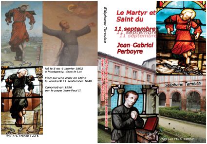 Le Martyr et Saint du 11 septembre : Jean-Gabriel Perboyre